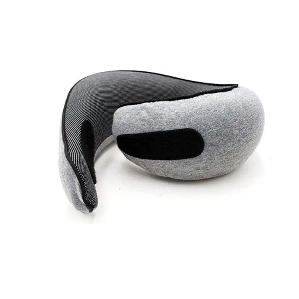 Adjustable U-Shaped Memory Foam Travel Neck Pillow for Car, Airplane, and Portable Headrest Support During Sleep