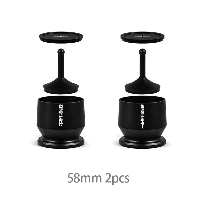 MHW-3BOMBER Coffee Dosing Funnel Aluminum Alloy Dosing Shaker Fit 51-54/58mm Portafilters Espresso Dosing Cup Home Barista Tools